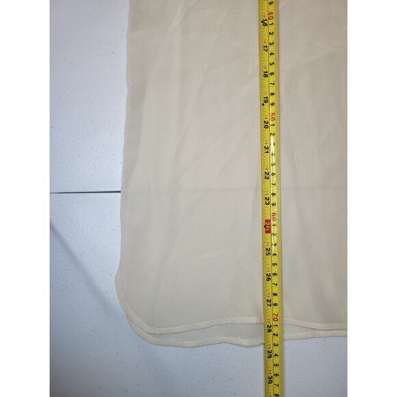 Babaton Womens XS Academy Silk Blouse Button Up Minimalist Sleek Office Classic - Picture 11 of 16